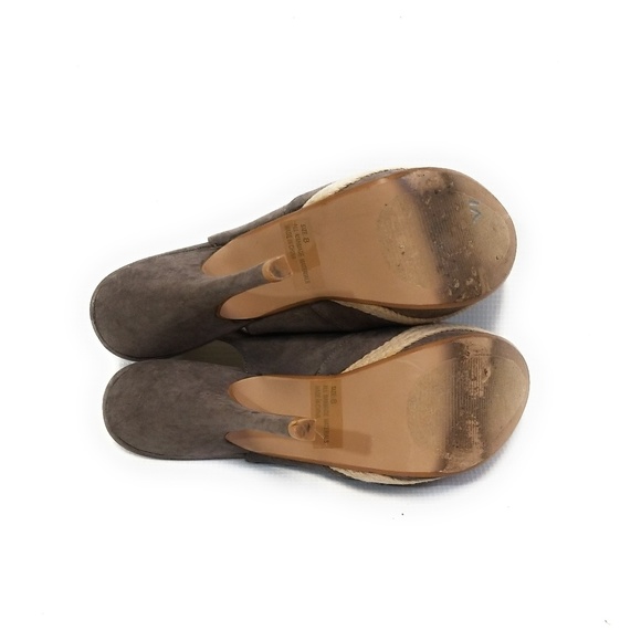 QUPID Women Dark Taupe Gray Platform Pumps Size 8 - Picture 8 of 8